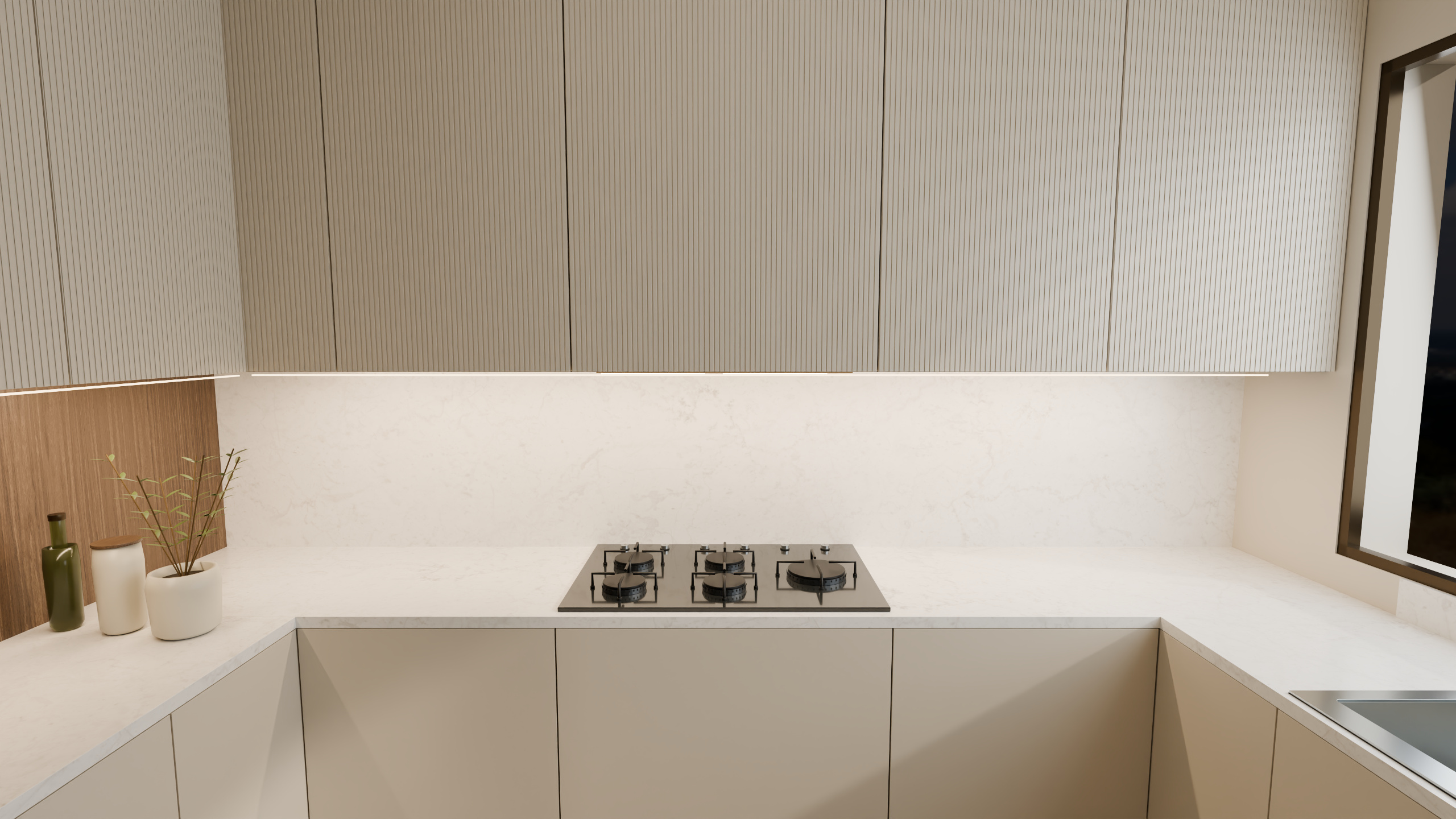 Option 1 main kitchen view